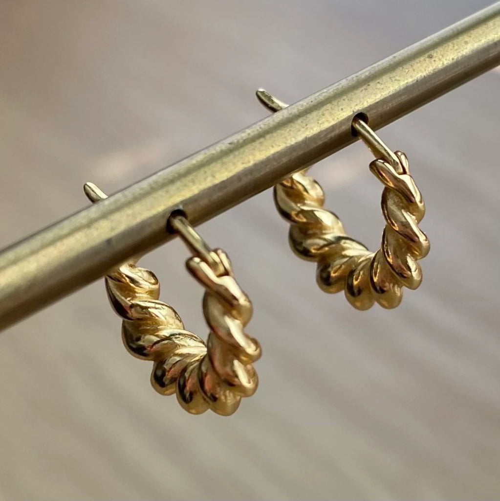 Croissant Hoop Earrings