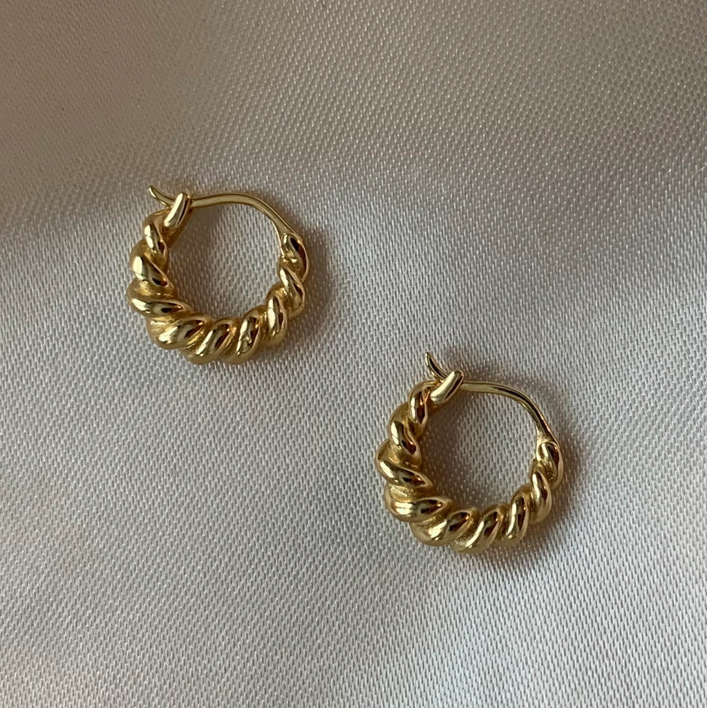 Croissant Hoop Earrings