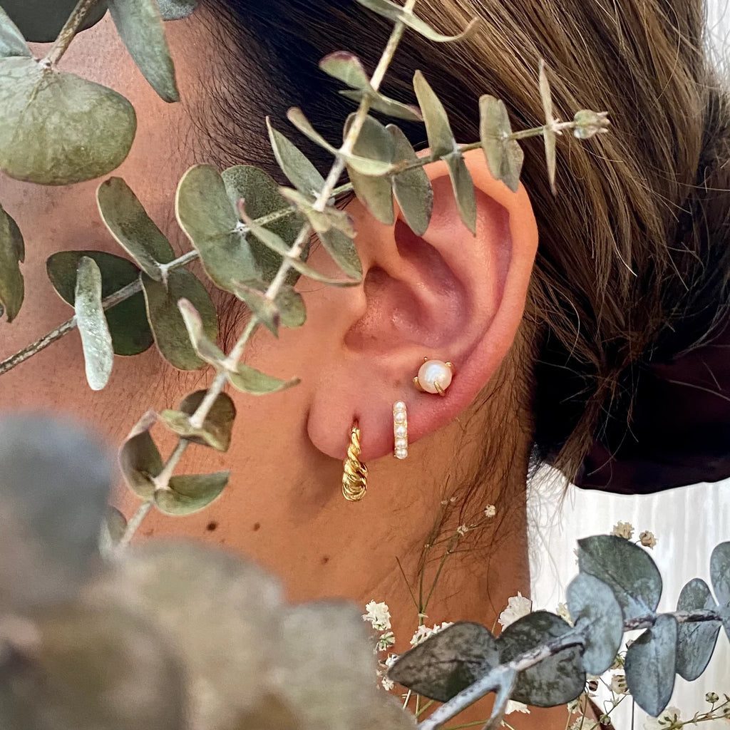 Croissant Hoop Earrings