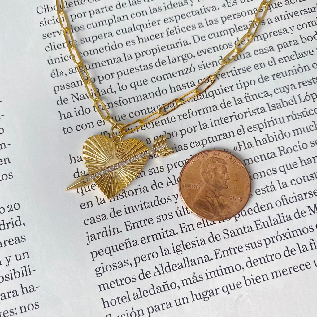 Heart Arrow Necklace – FALA Jewelry Heart Arrow Necklace – FALA Jewelry