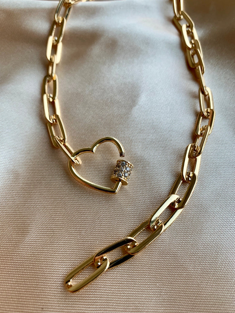 Diamond Heart Link Necklace – Bailey's Fine Jewelry