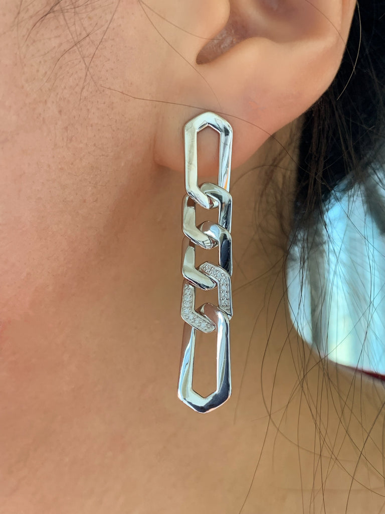 LINK CHAIN EARRINGS