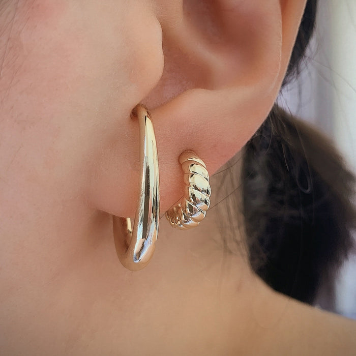 CHUNKY SUSPENDER EARRINGS