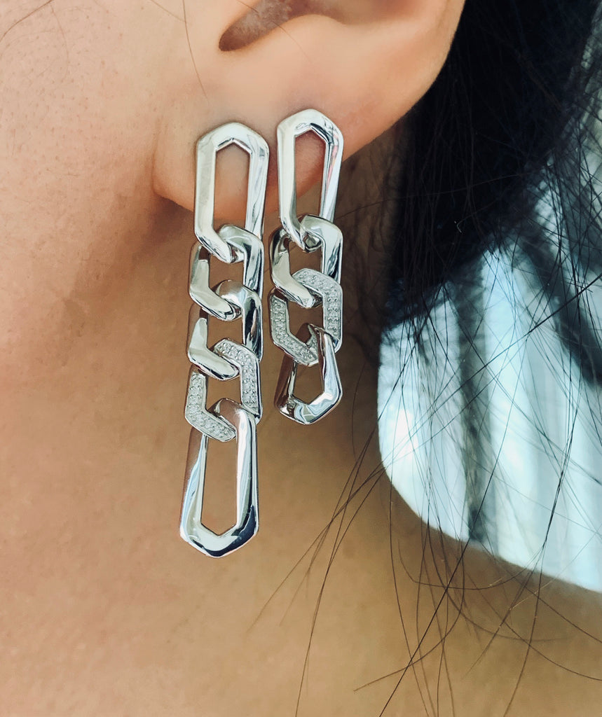 LINK CHAIN EARRINGS