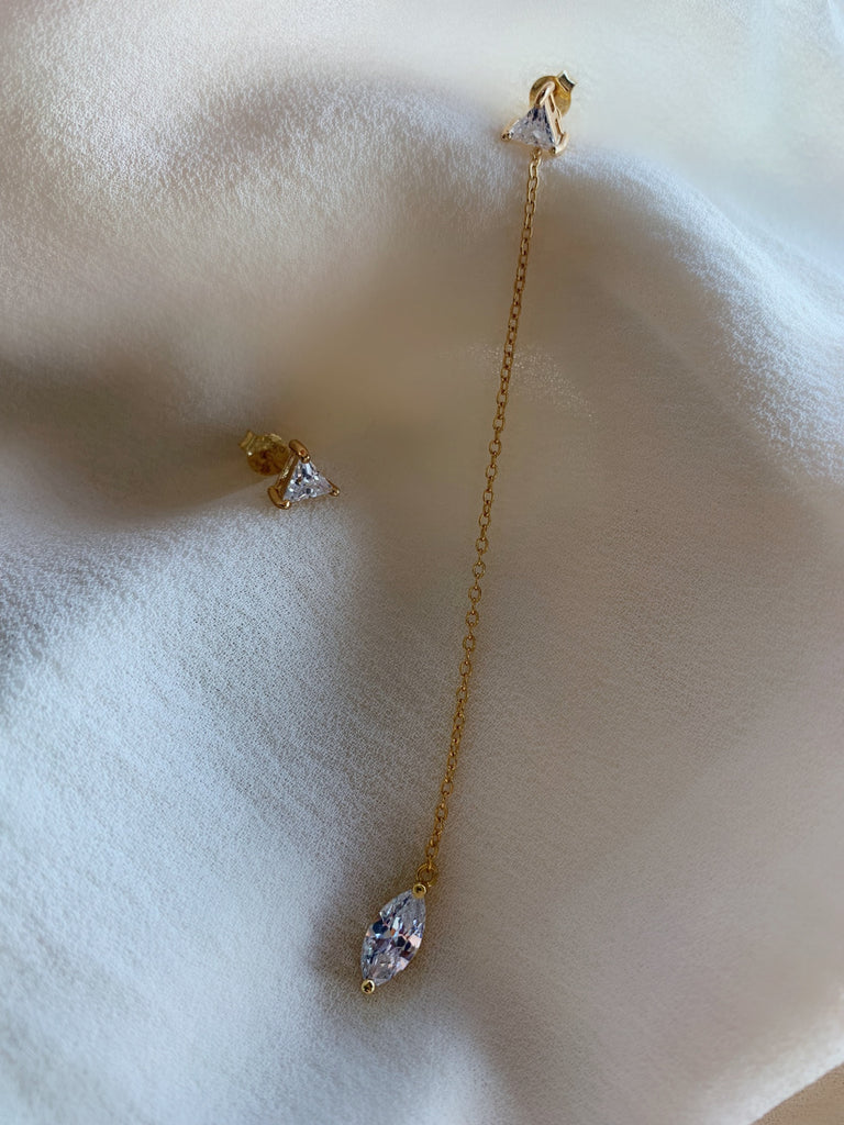 MUTI THREADER EARRINGS - GOLD
