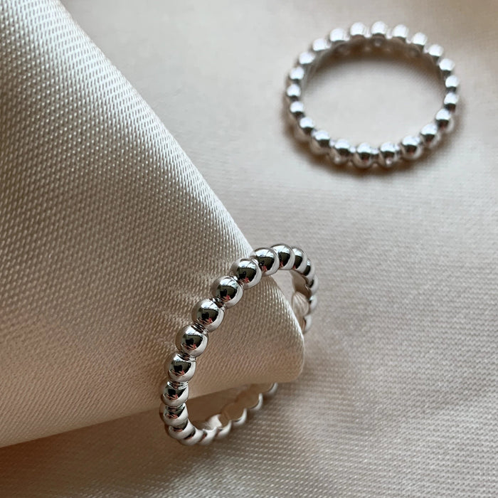 Dot Dainty Ring - Silver