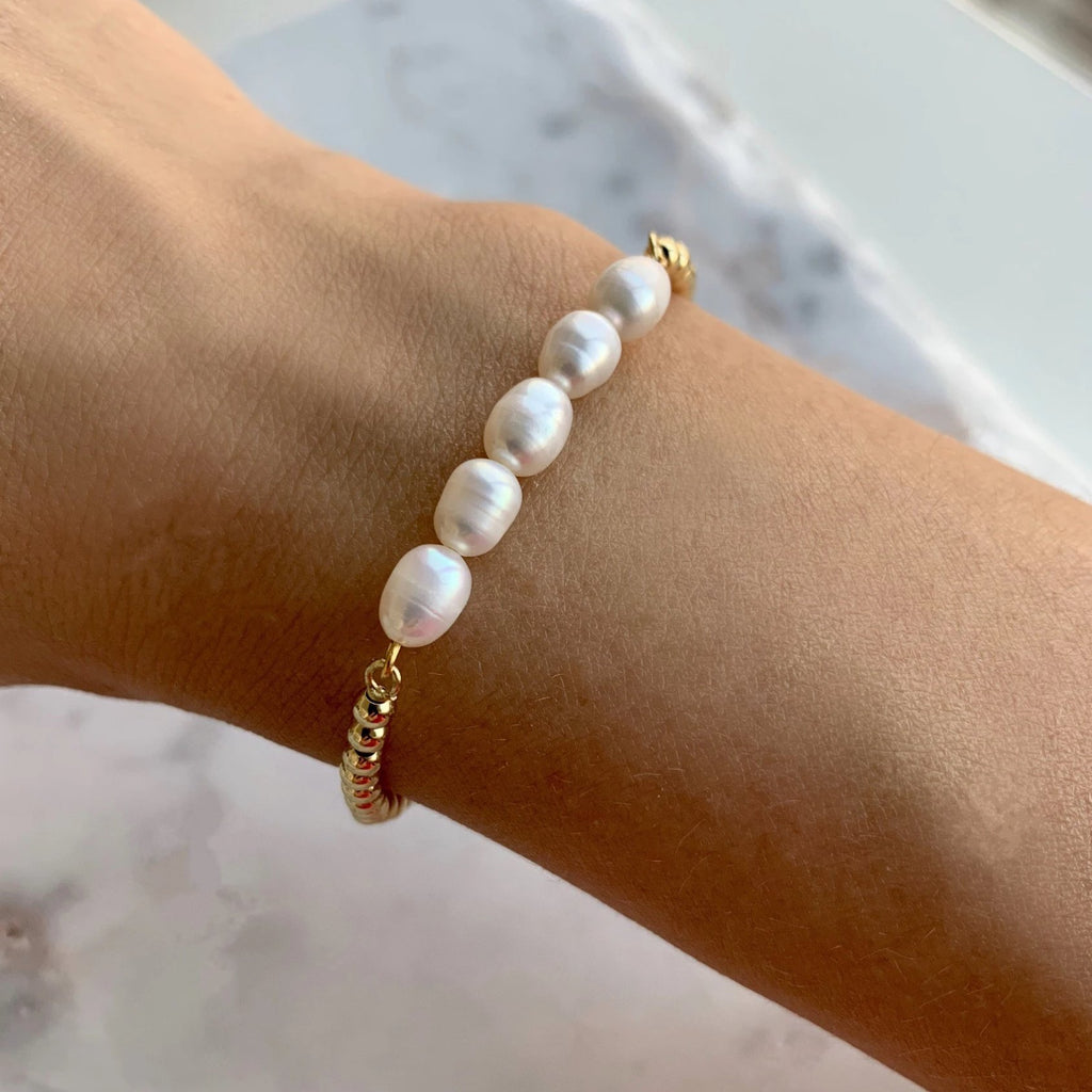 Three Strand Pearl Bracelet - The Pearl Girls | Cultured Pearls |