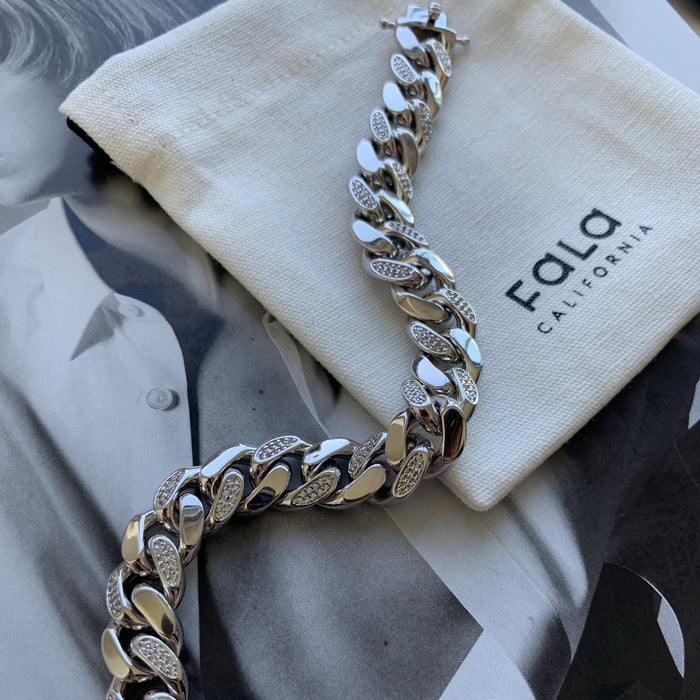 Cuban Link Bracelet - Silver