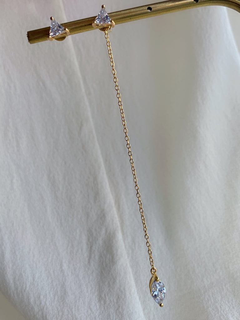 MUTI THREADER EARRINGS - GOLD