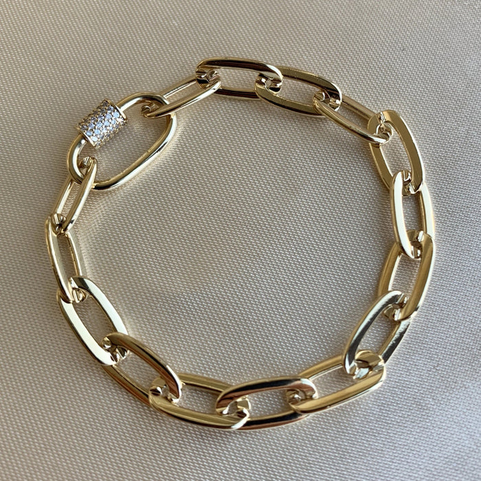 LINK CHAIN BRACELET - GOLD