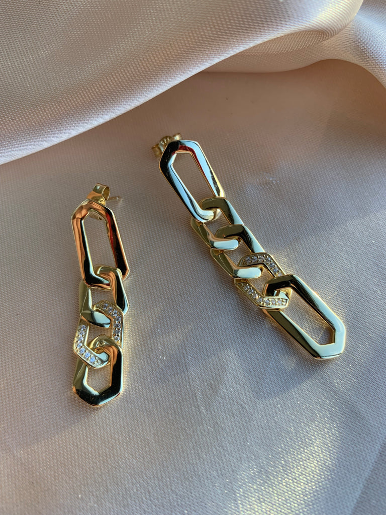 LINK CHAIN EARRINGS