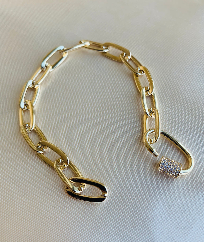 LINK CHAIN BRACELET - GOLD