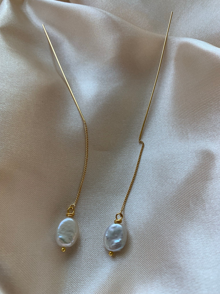 Pearl Chain Earring