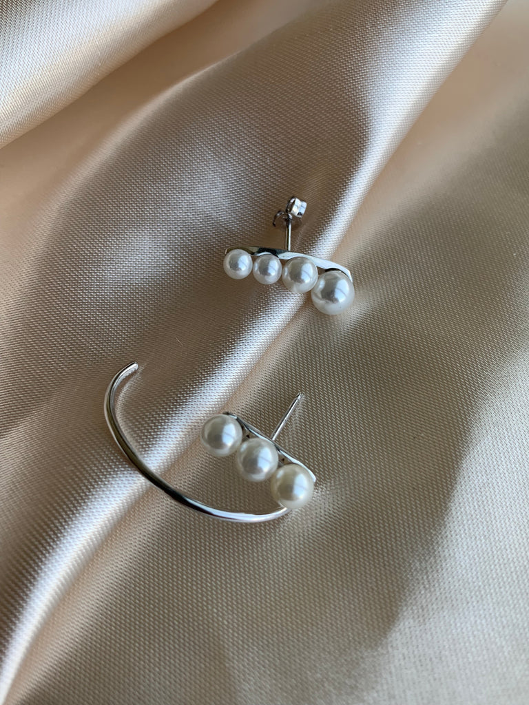 Pearl Suspender Earrings