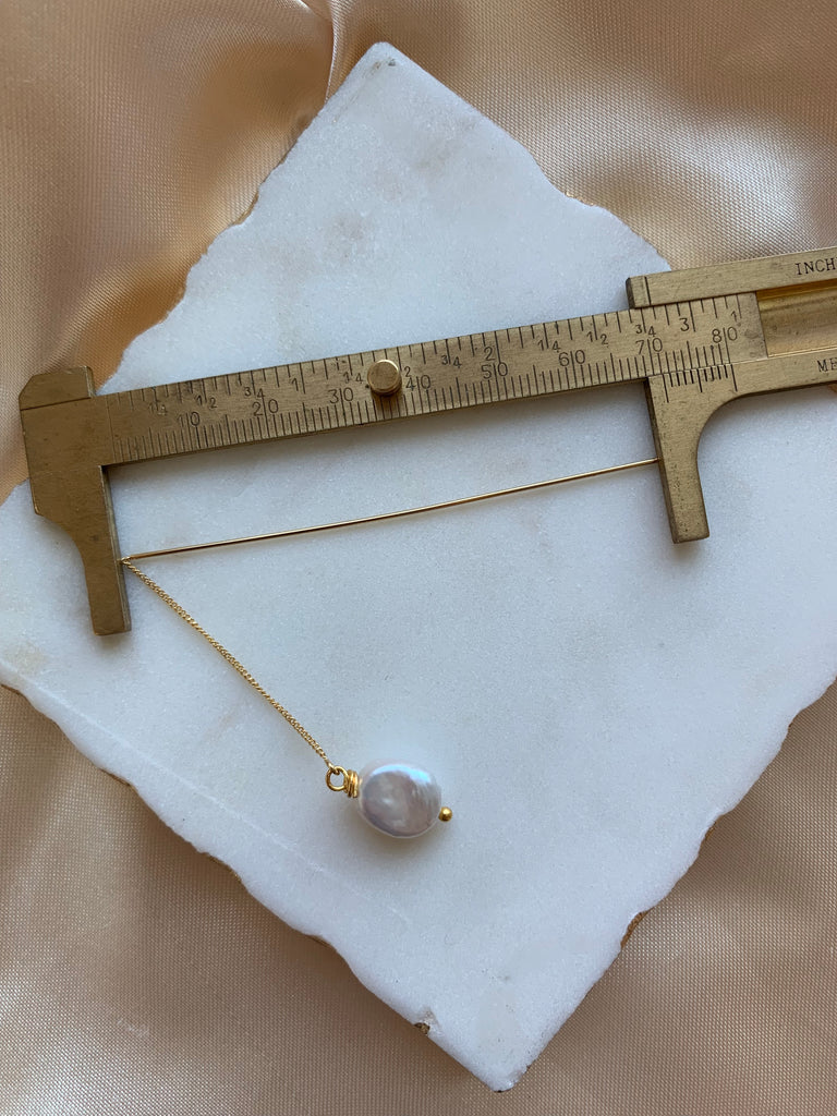 Pearl Chain Earring