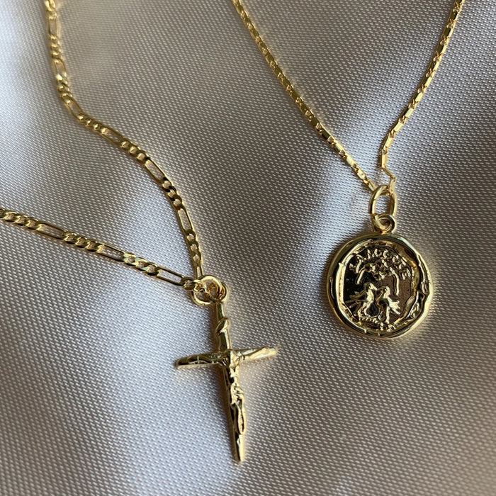 CROSS NECKLACE - GOLD