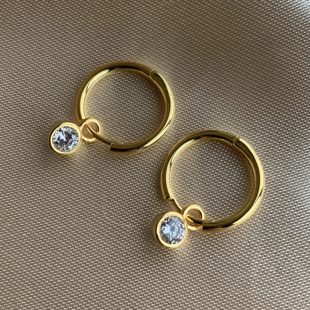CHARM Hoop Earrings